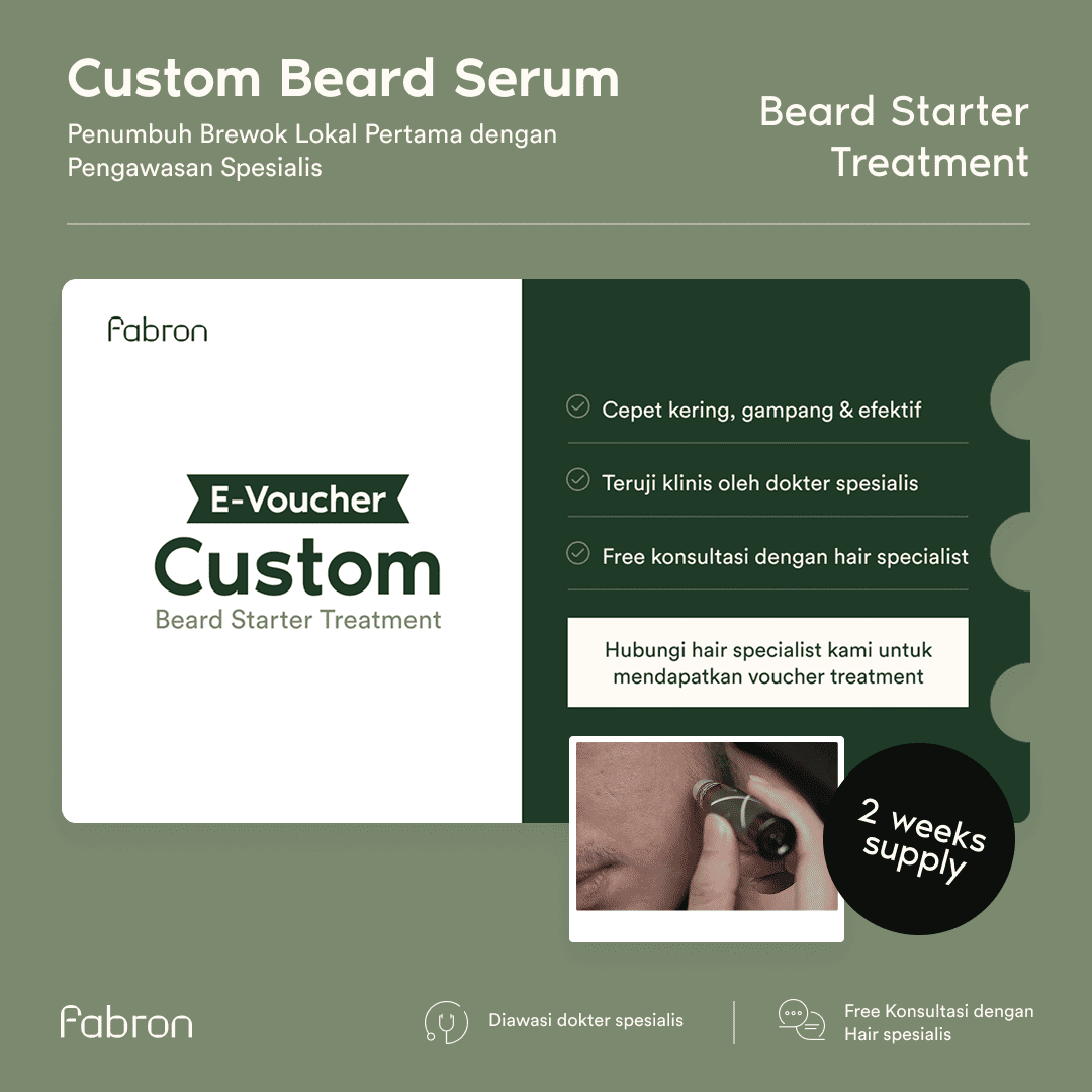 (e-voucher) Custom Beard Serum - Beard Starter Treatment