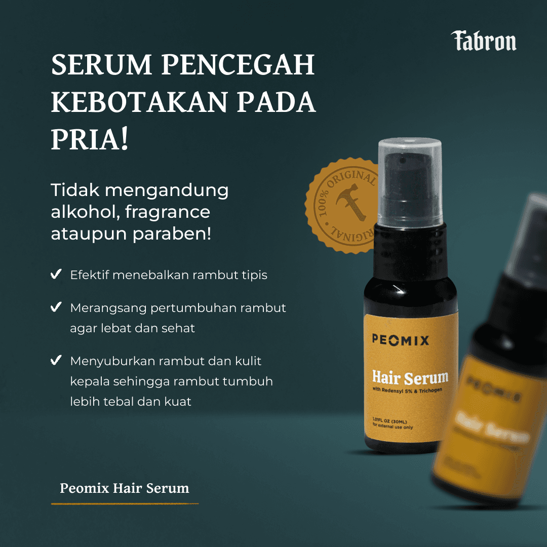 Peomix Hair Serum - Serum Pencegah Kebotakan Pria